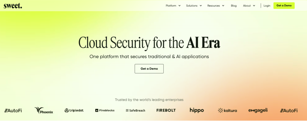 Sweet Security AI Security Posture Management Tool