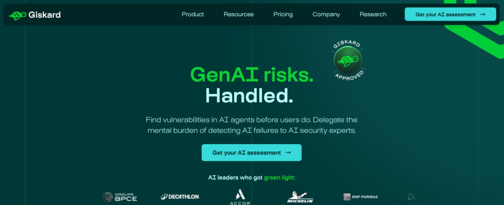 Giskard AI TRiSM Tool